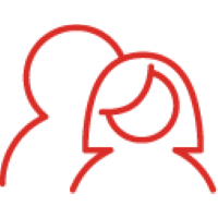Icon Couple - red Icon Couple - red